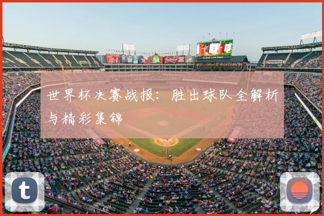 世界杯决赛战报:胜出球队全解析与精彩集锦